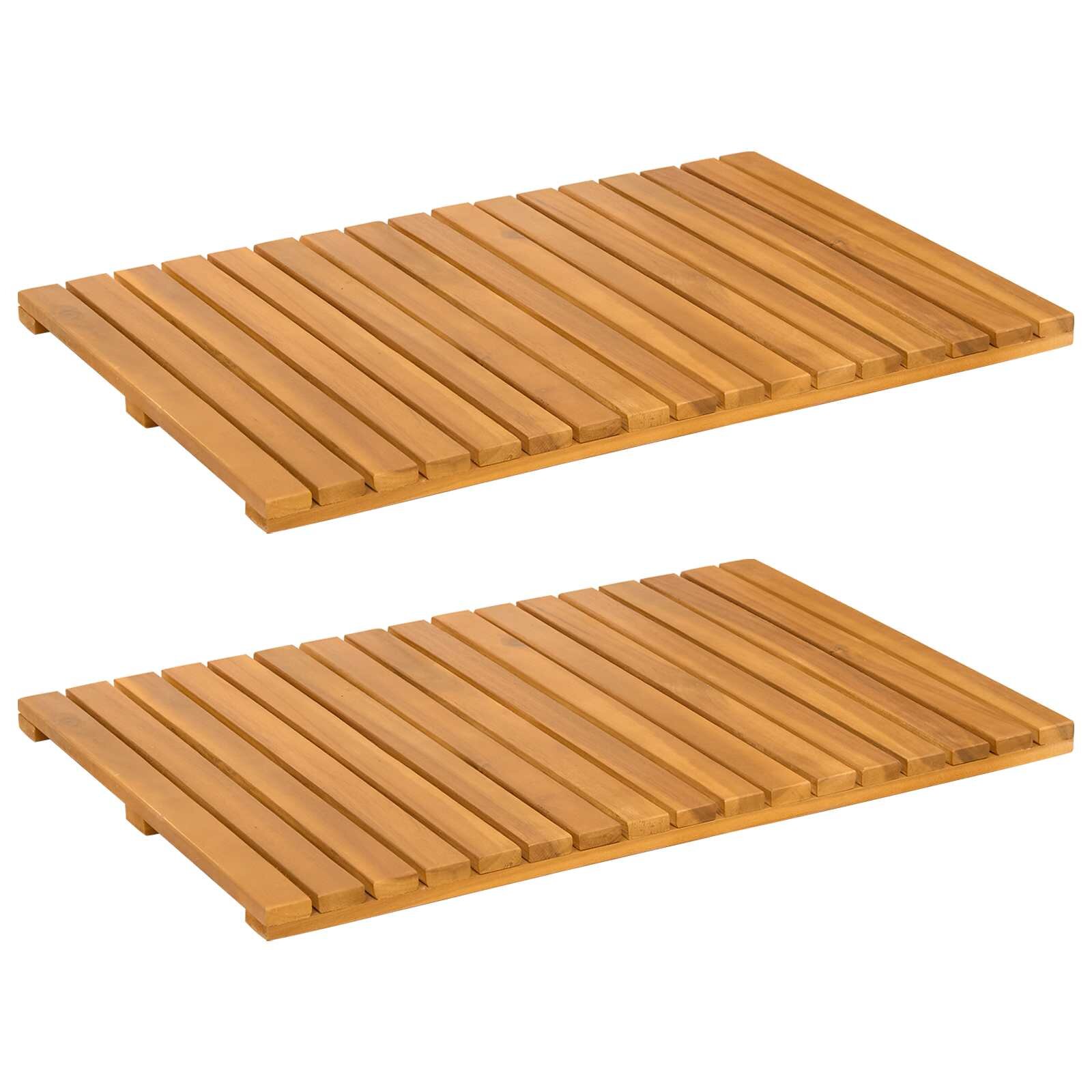 vidaXL Protiskluzová podložka 2 ks Přírodní 60 x 40 cm