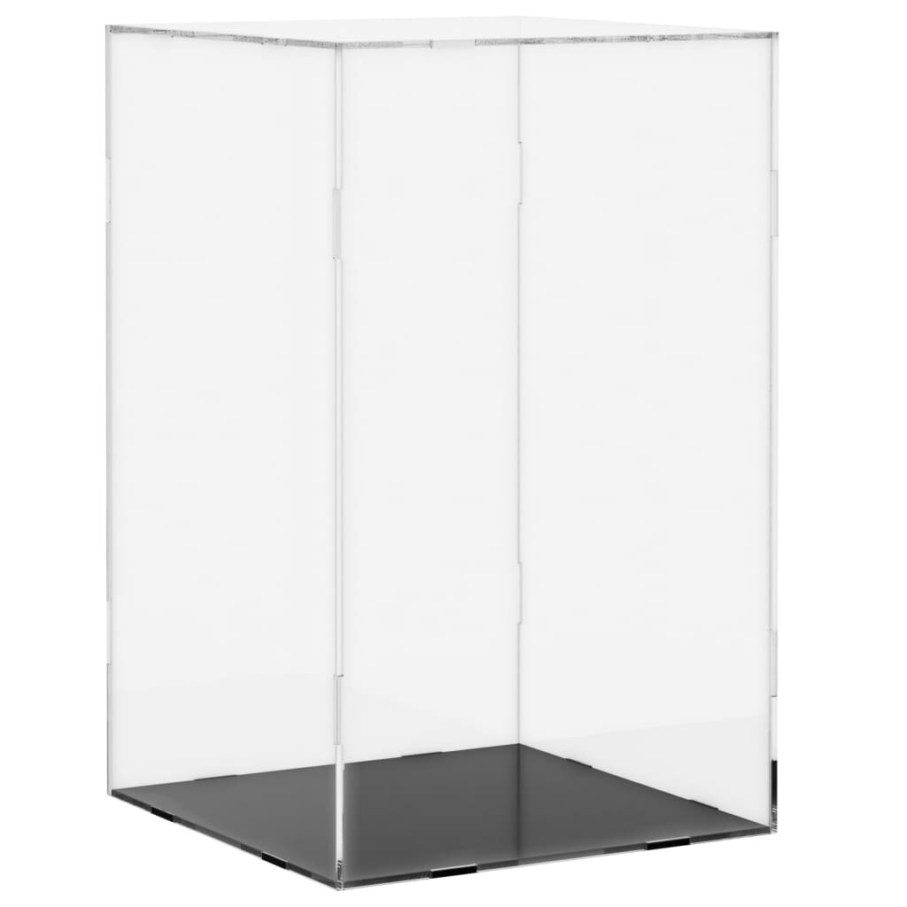vidaXL Průhledná reklamní krabice 14 x 14 x 22 cm akrylová