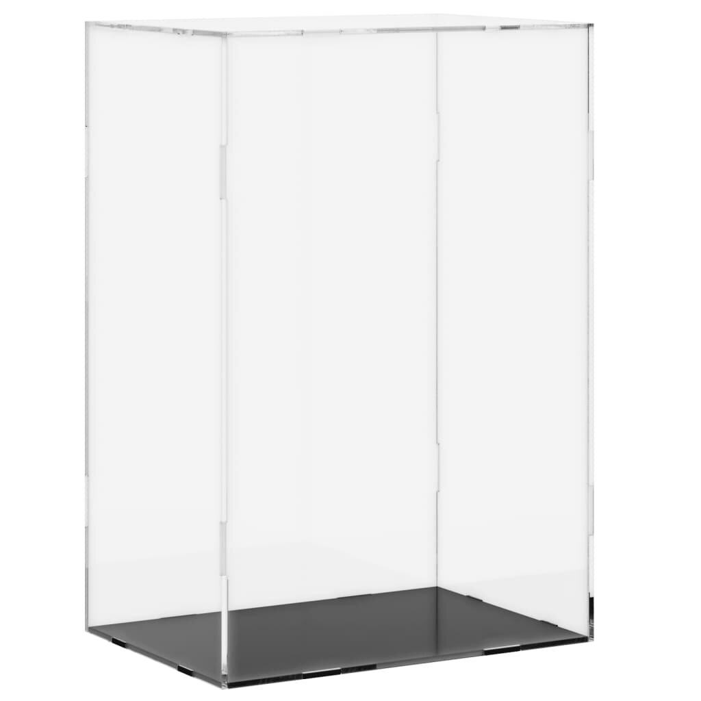 vidaXL Průhledná reklamní krabice 17 x 12 x 25 cm akrylová