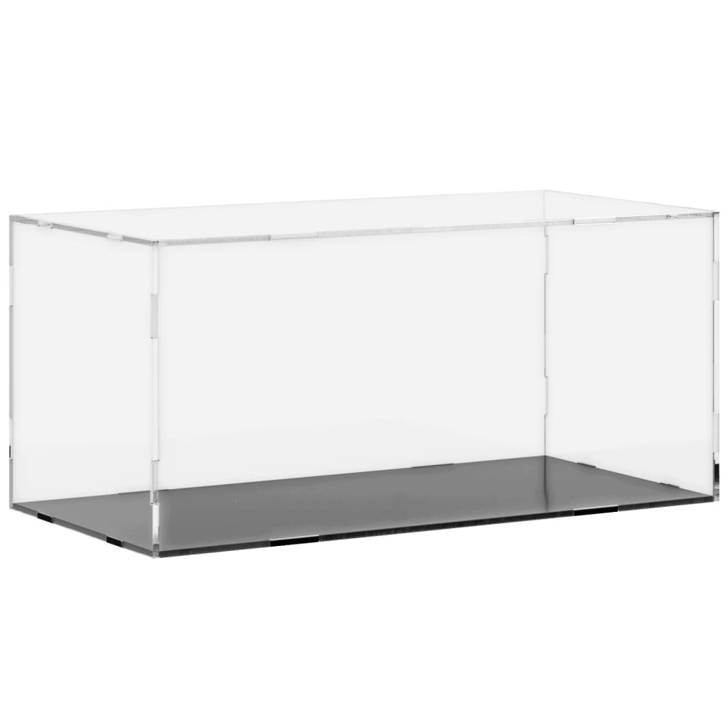 vidaXL Průhledná reklamní krabice 24 x 12 x 11 cm akrylová