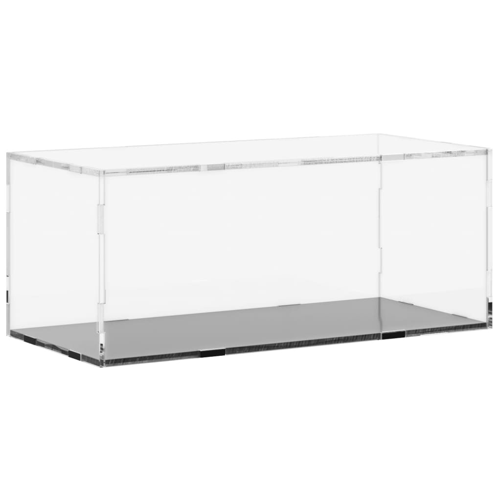 vidaXL Průhledná reklamní krabice 34 x 16 x 14 cm akrylová