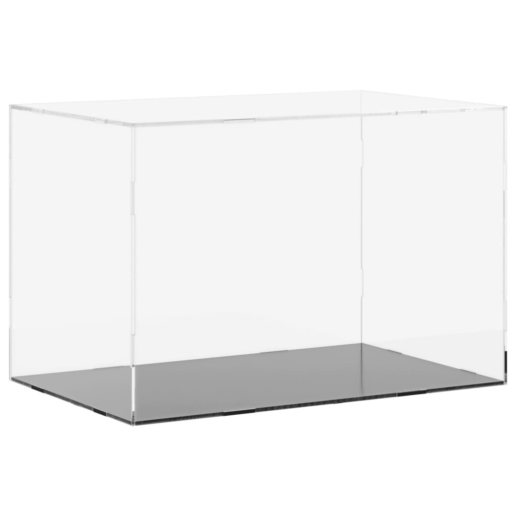 vidaXL Průhledná reklamní krabice 56 x 36 x 37 cm akrylová