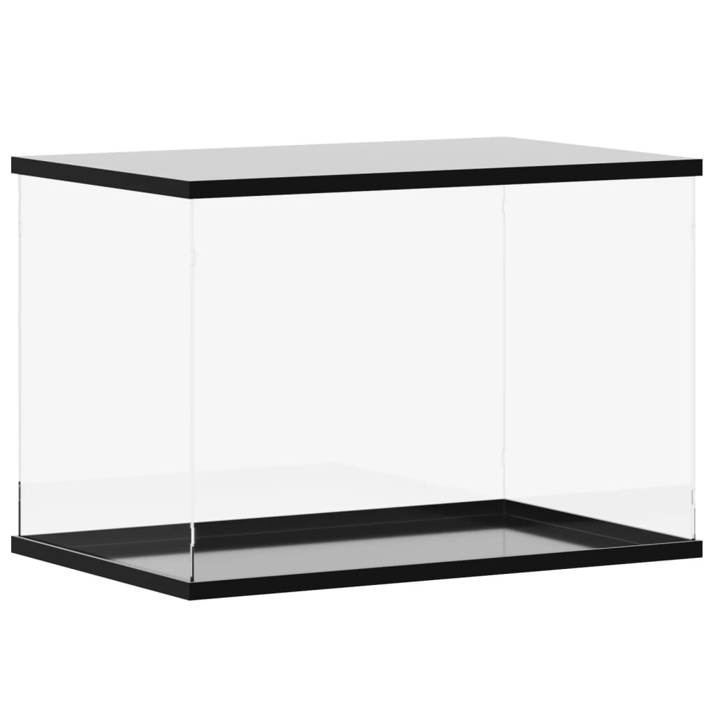 vidaXL Průhledná reklamní krabice 56 x 36 x 37 cm akrylová