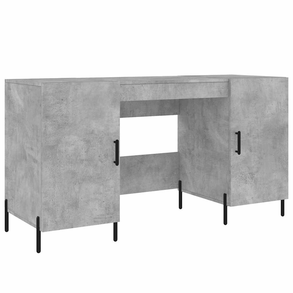 vidaXL Psací stůl betonově šedý 140 x 50 x 75 cm kompozitní dřevo