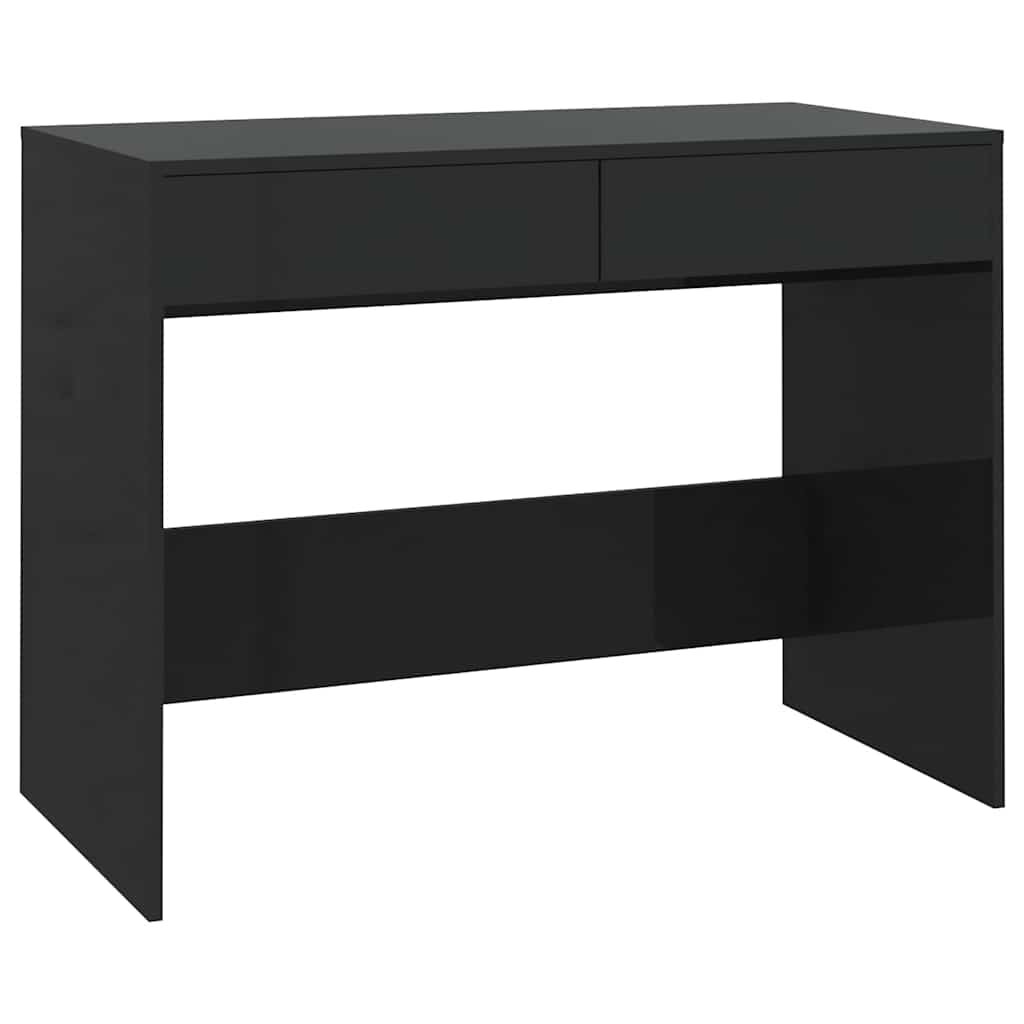 vidaXL Psací stůl černý 101 x 50 x 765 cm kompozitní dřevo