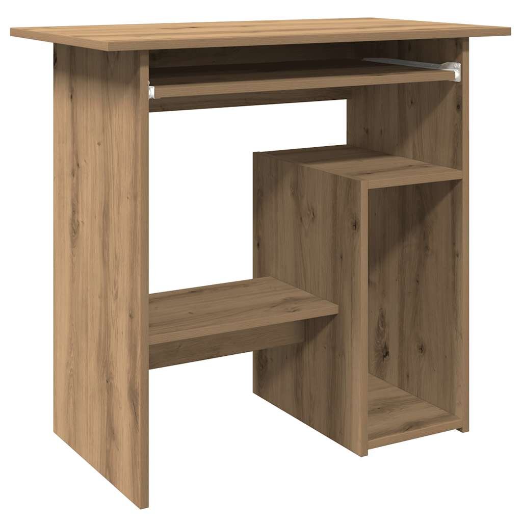 vidaXL Psací stůl dub artisan 80 x 45 x 74 cm kompozitní dřevo