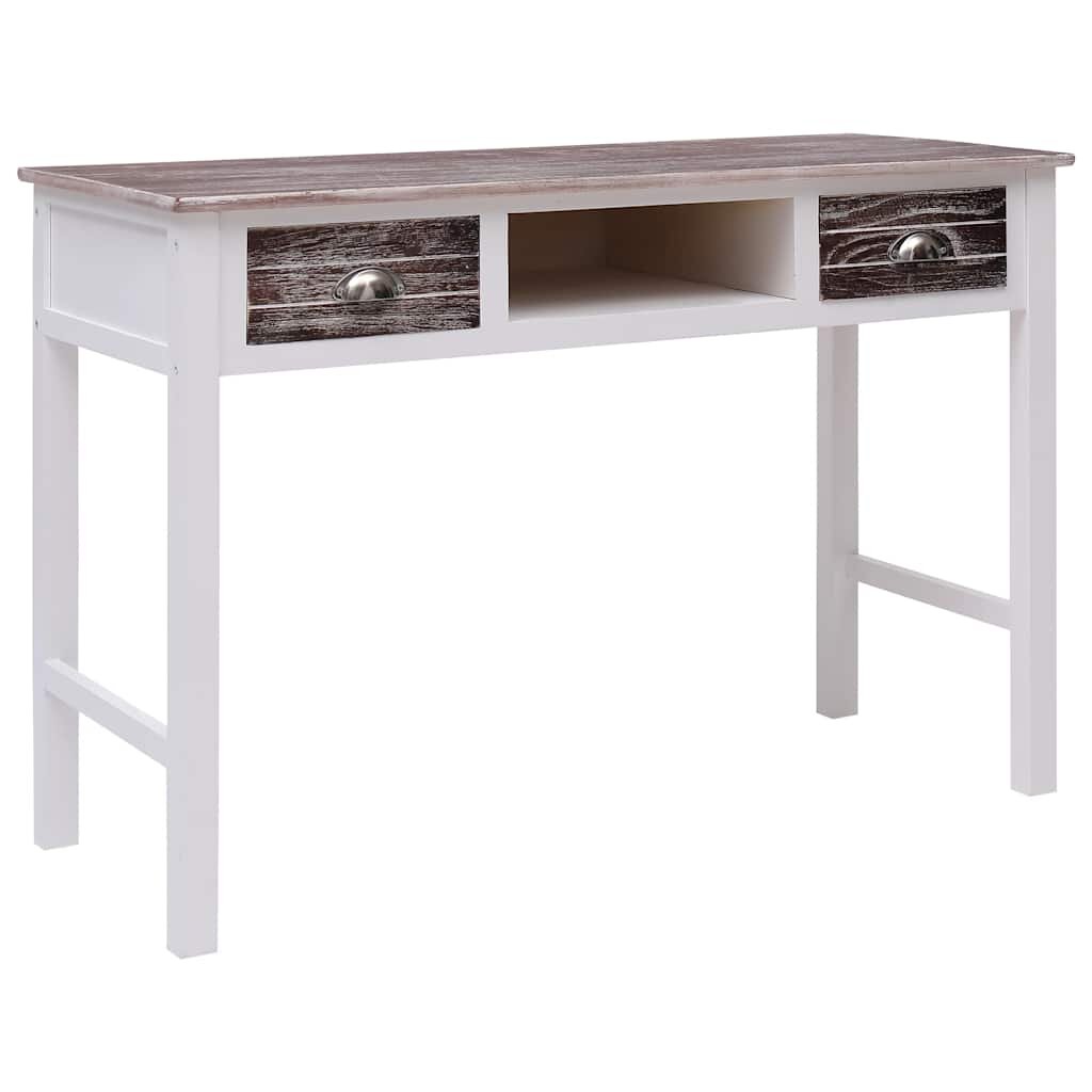 vidaXL Psací stůl hnědý 110 x 45 x 76 cm dřevo