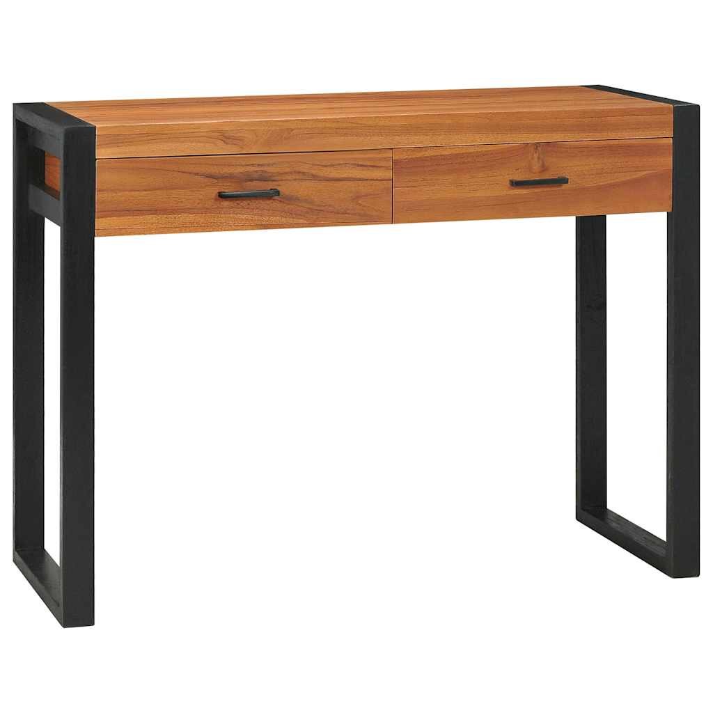 vidaXL Psací stůl se 2 zásuvkami 100 x 40 x 75 cm teakové dřevo