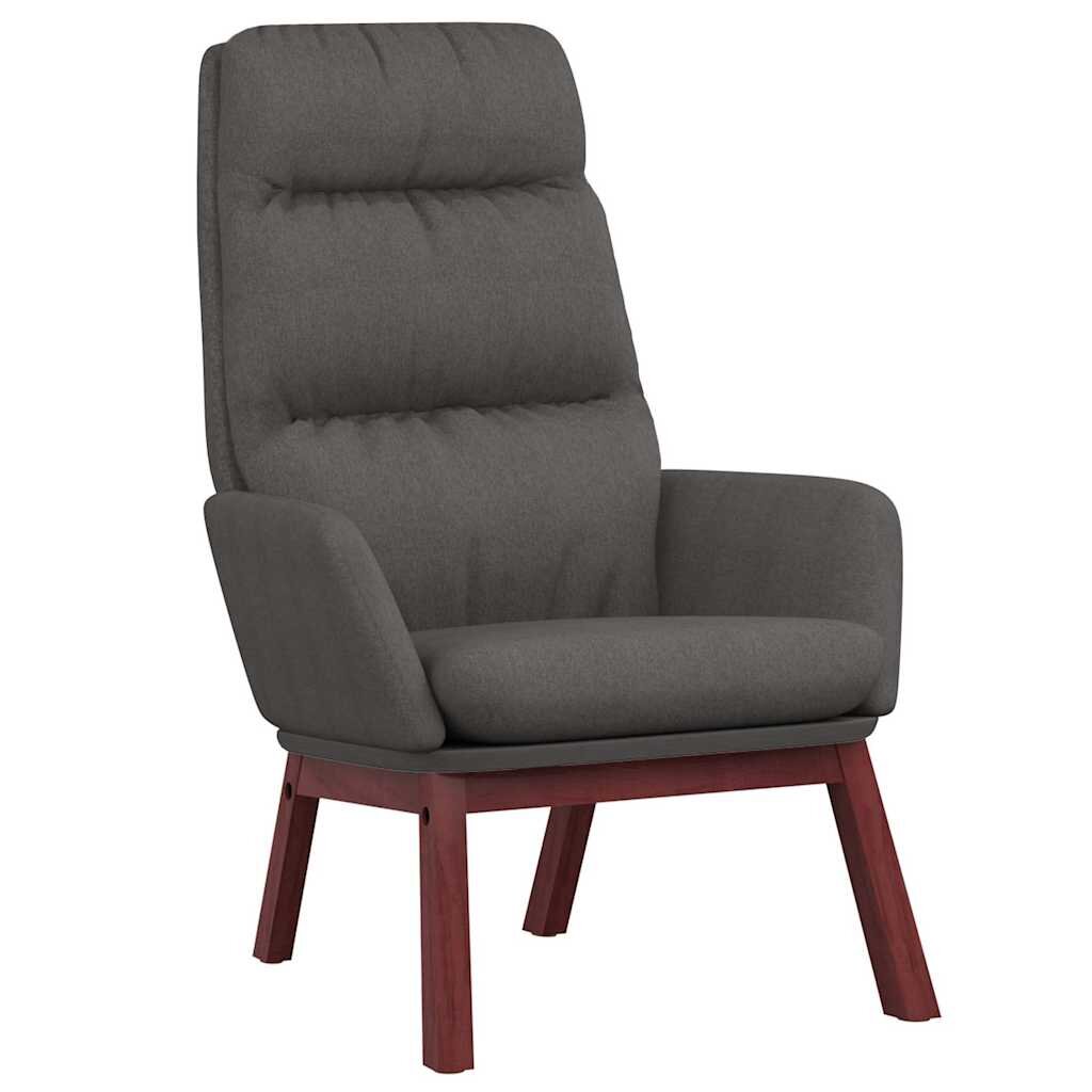 vidaXL Relaxační křeslo tmavě šedé textil