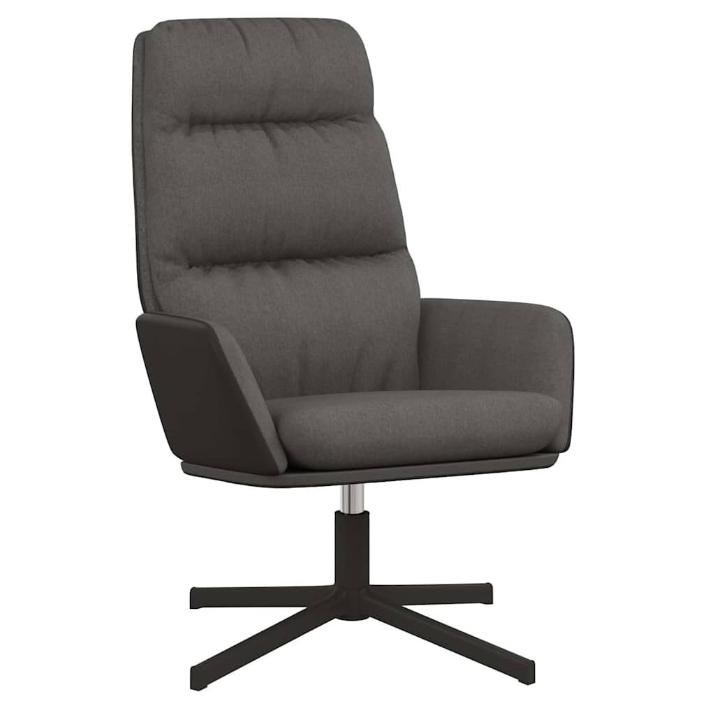 vidaXL Relaxační křeslo tmavě šedé textil