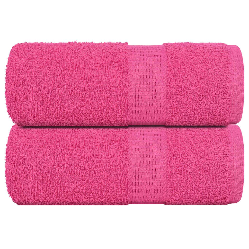 vidaXL Ručníky FROGN 2 ks růžové 30x30 cm 360 g/m²