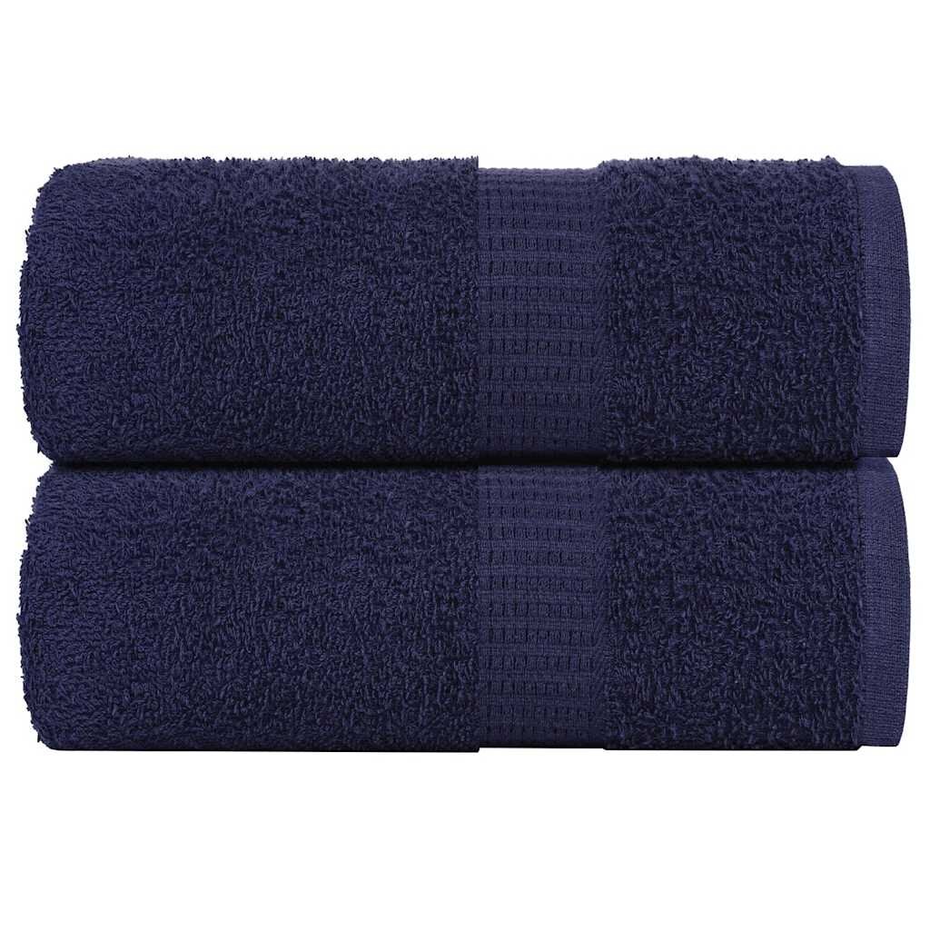 vidaXL Ručníky FROGN 2 ks tmavě modré 30x30 cm 360 g/m²