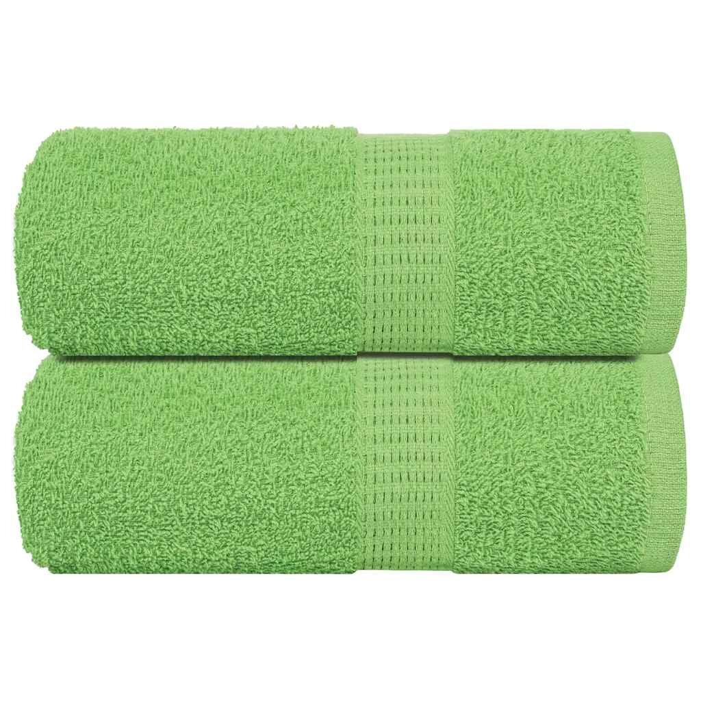 vidaXL Ručníky na mytí FROGN 2 ks jablečně zelené 30x30 cm 360 g/m²