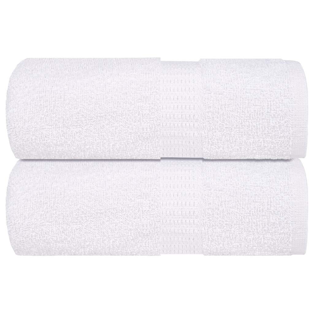 vidaXL Ručníky pro hosty FROGN 2 ks bílé 30x50 cm 360 g/m²
