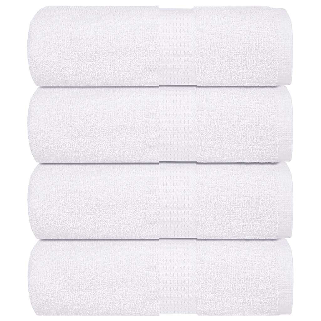 vidaXL Ručníky pro hosty FROGN 4 ks bílé 30x50 cm 360 g/m²