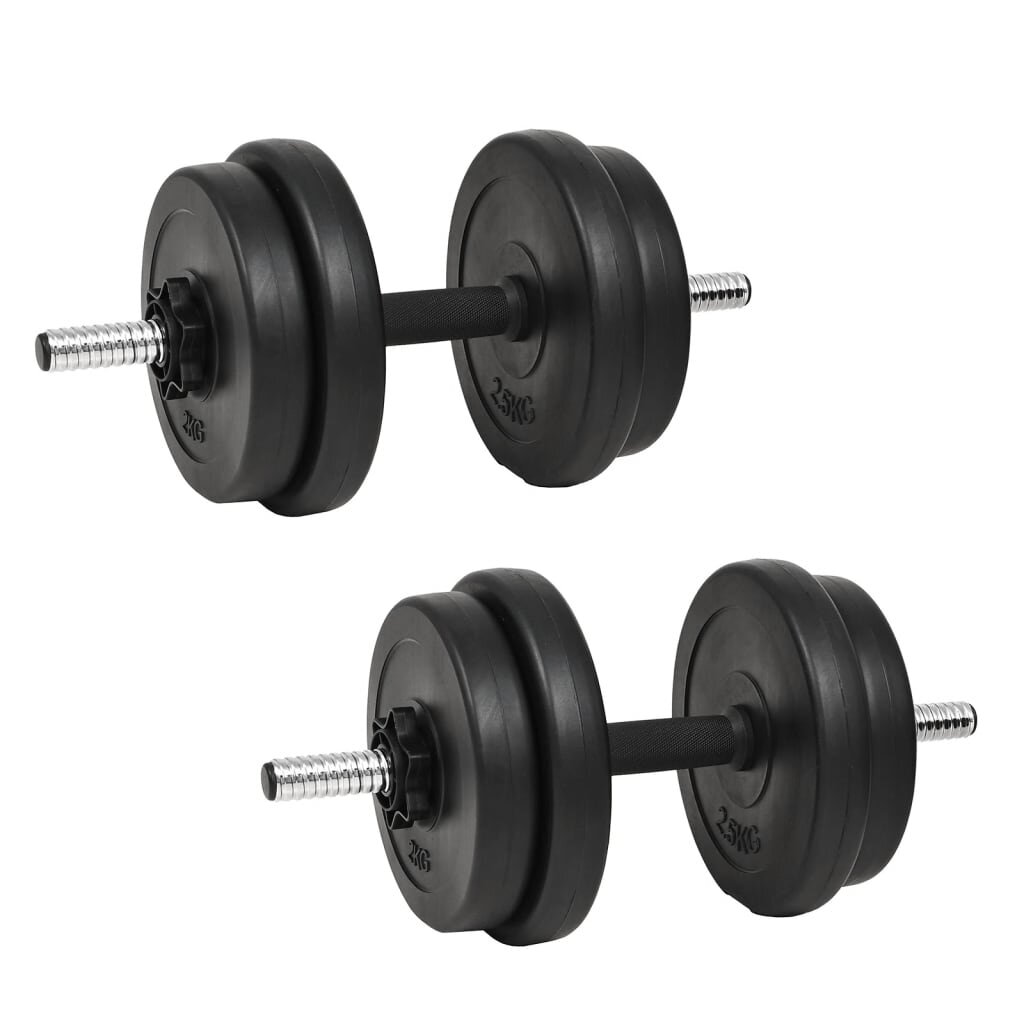 vidaXL Sada jednoručních činek se závažím 40 kg