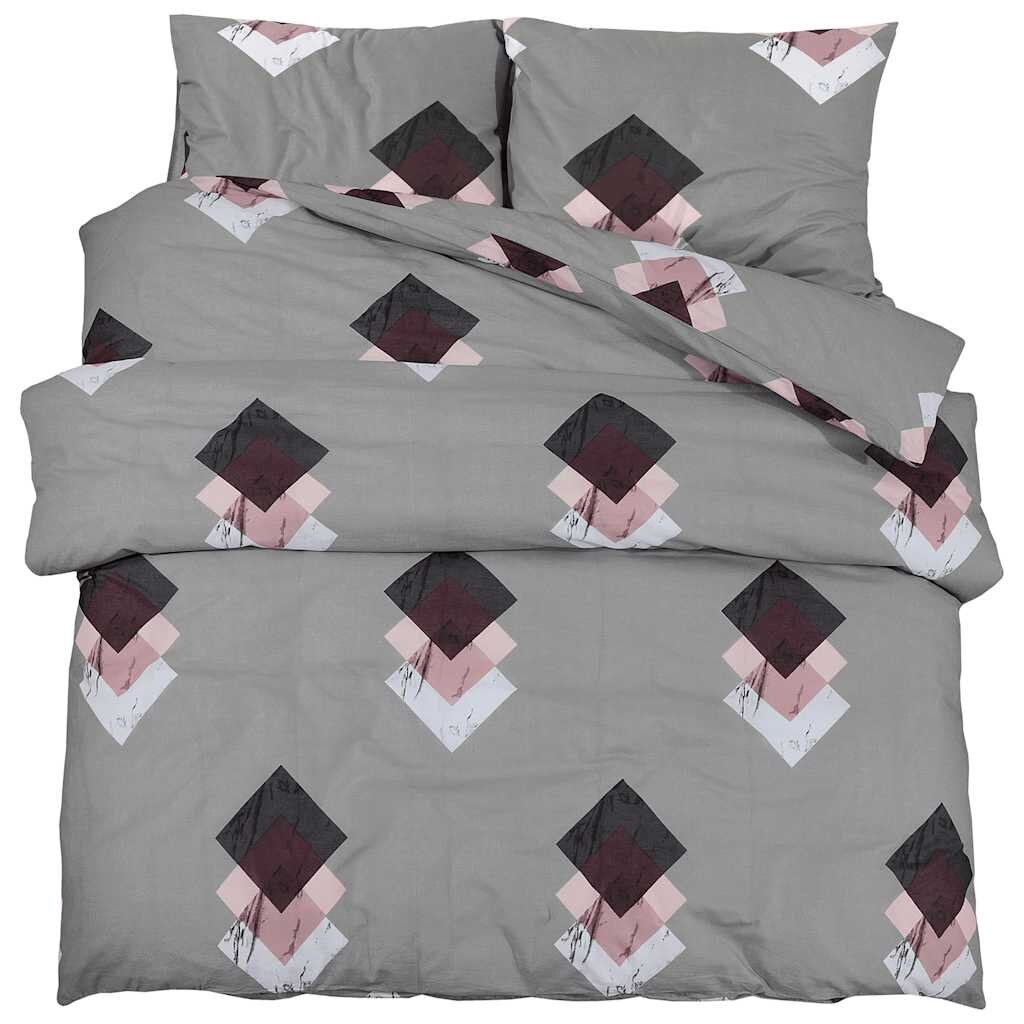 vidaXL Sada povlečení na peřinu vícebarevná 260x220 cm bavlna