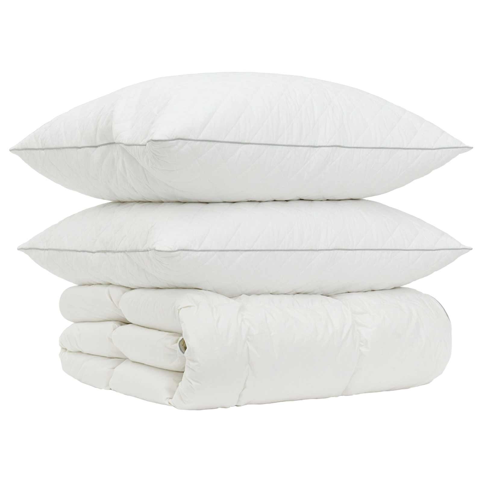 vidaXL Sada přikrývek s 90% husím peřím FULDA 3 ks 220 x 260 cm Zima