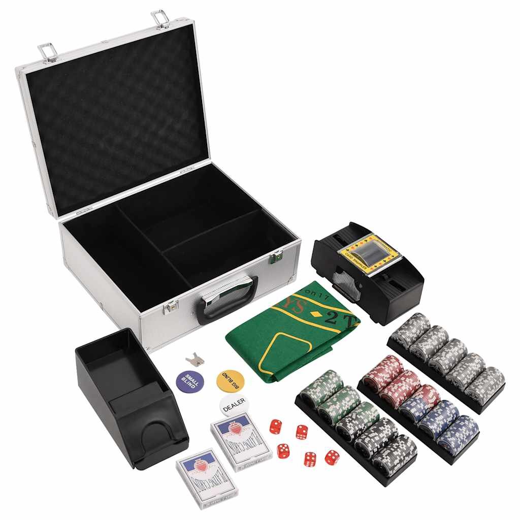 vidaXL Sada žetonů na poker 300 ks 115 g