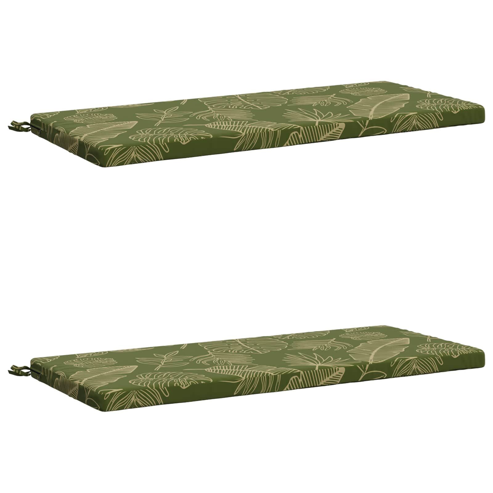 vidaXL Sady polštářů na lavici (2 kusy) SOEST 2 ks 100% polyester