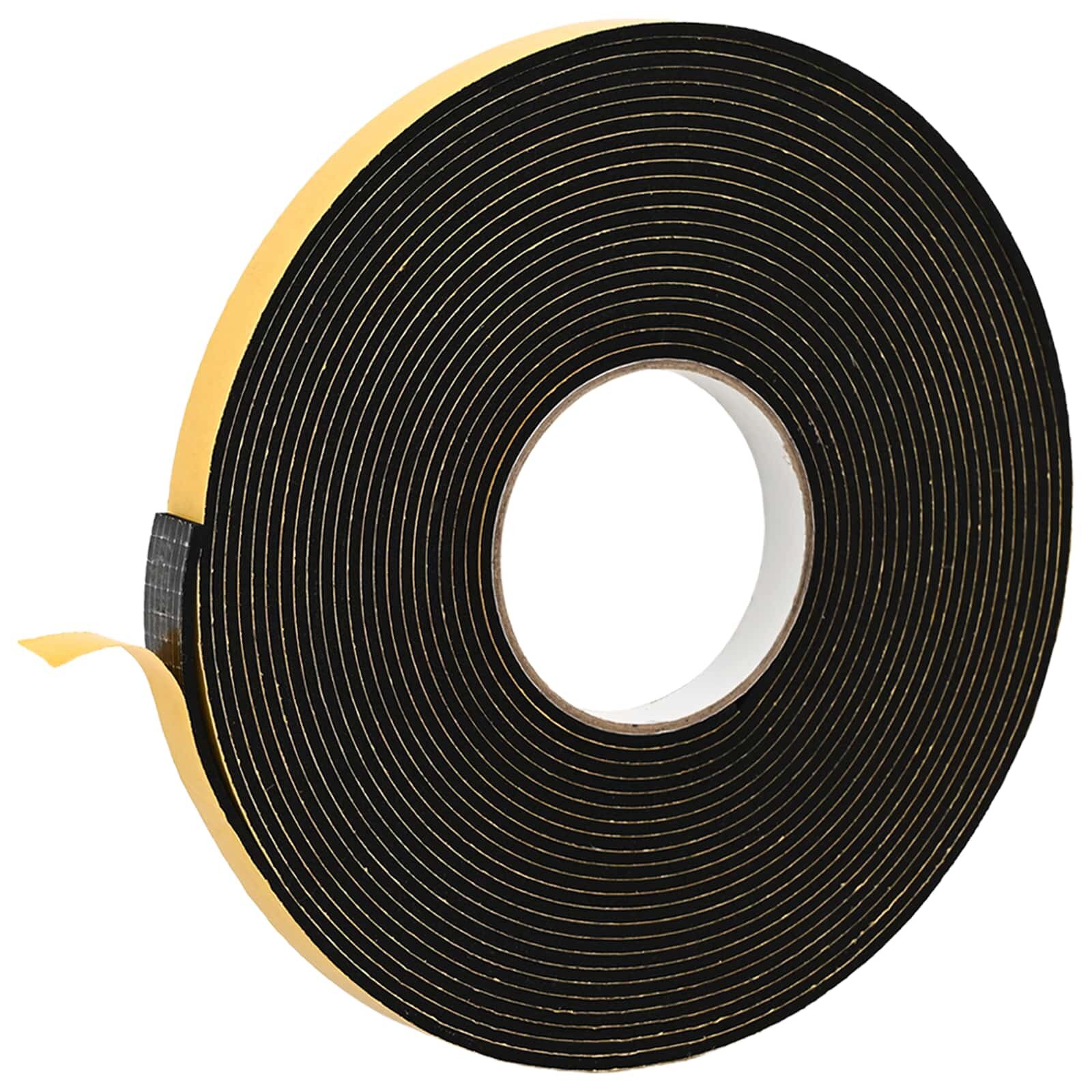 vidaXL Samolepicí pěnová páska 10 ks Černá 15mm x 10m Pěna CR