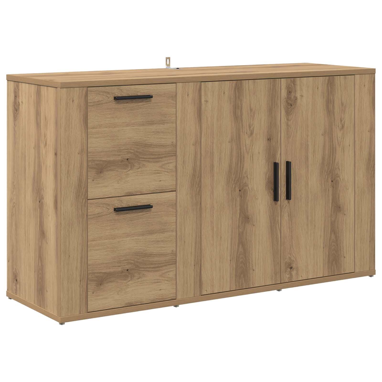 vidaXL Servírovací skříň Artisanový dub 100 x 33 x 59.5 cm