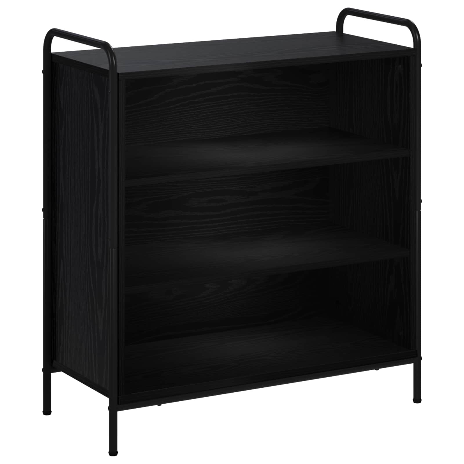 vidaXL Servírovací skříň Černý dub 97 x 33 x 81 cm Kompozitní dřevo