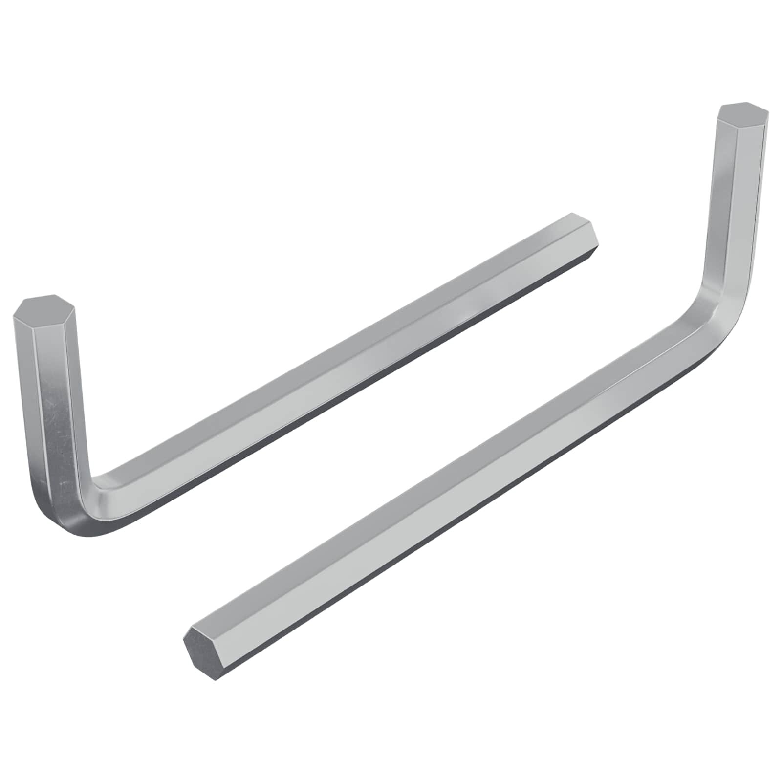 vidaXL Šestihranný klíč 2 ks Stříbrná 32 x 86 mm Ocel