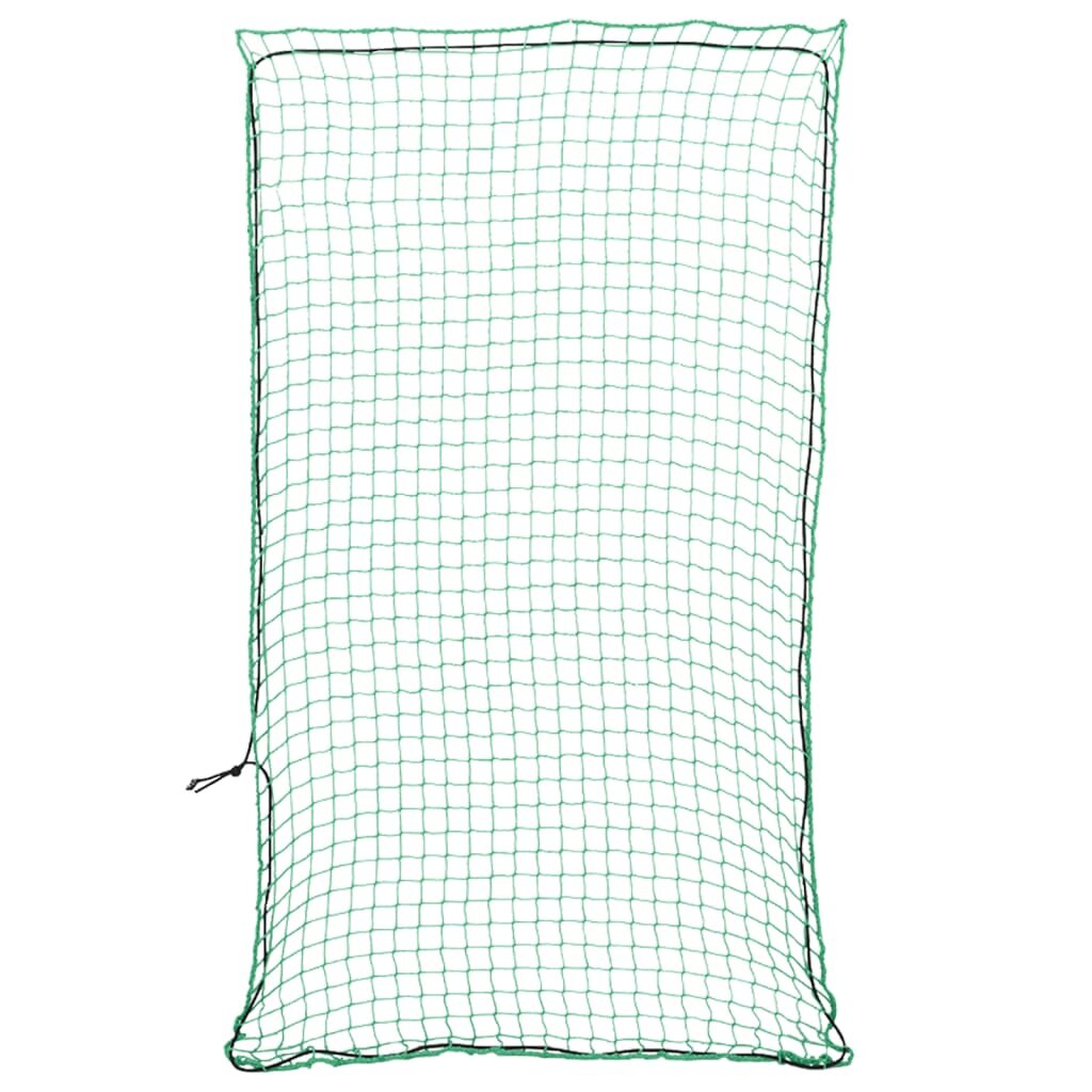 vidaXL Síť na přívěsný vozík s elastickým lanem zelená 25 x 15 m PP