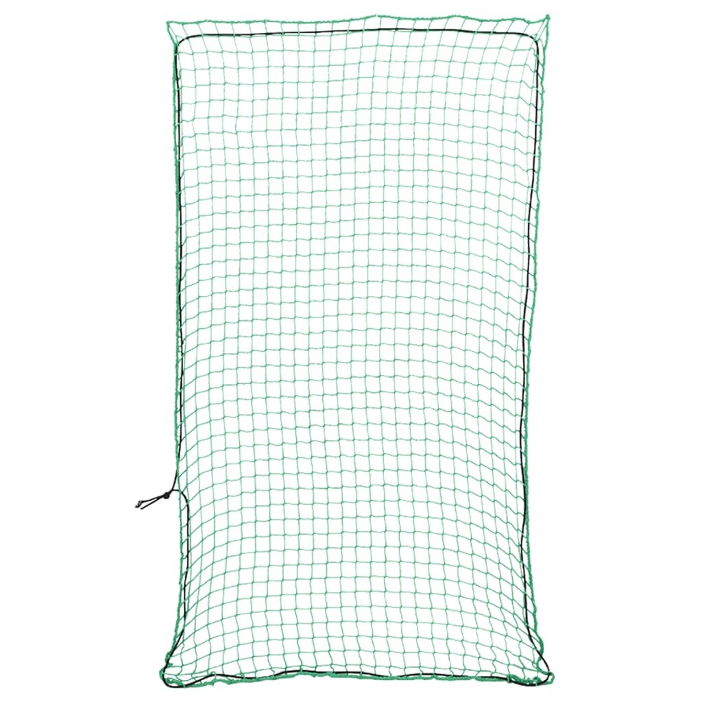 vidaXL Síť na přívěsný vozík s elastickým lanem zelená 27 x 15 m PP