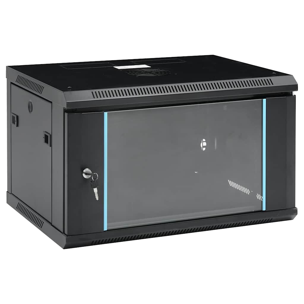 vidaXL Síťové rozvodné skříně Black 600 x 450 x 375 mm Ocel