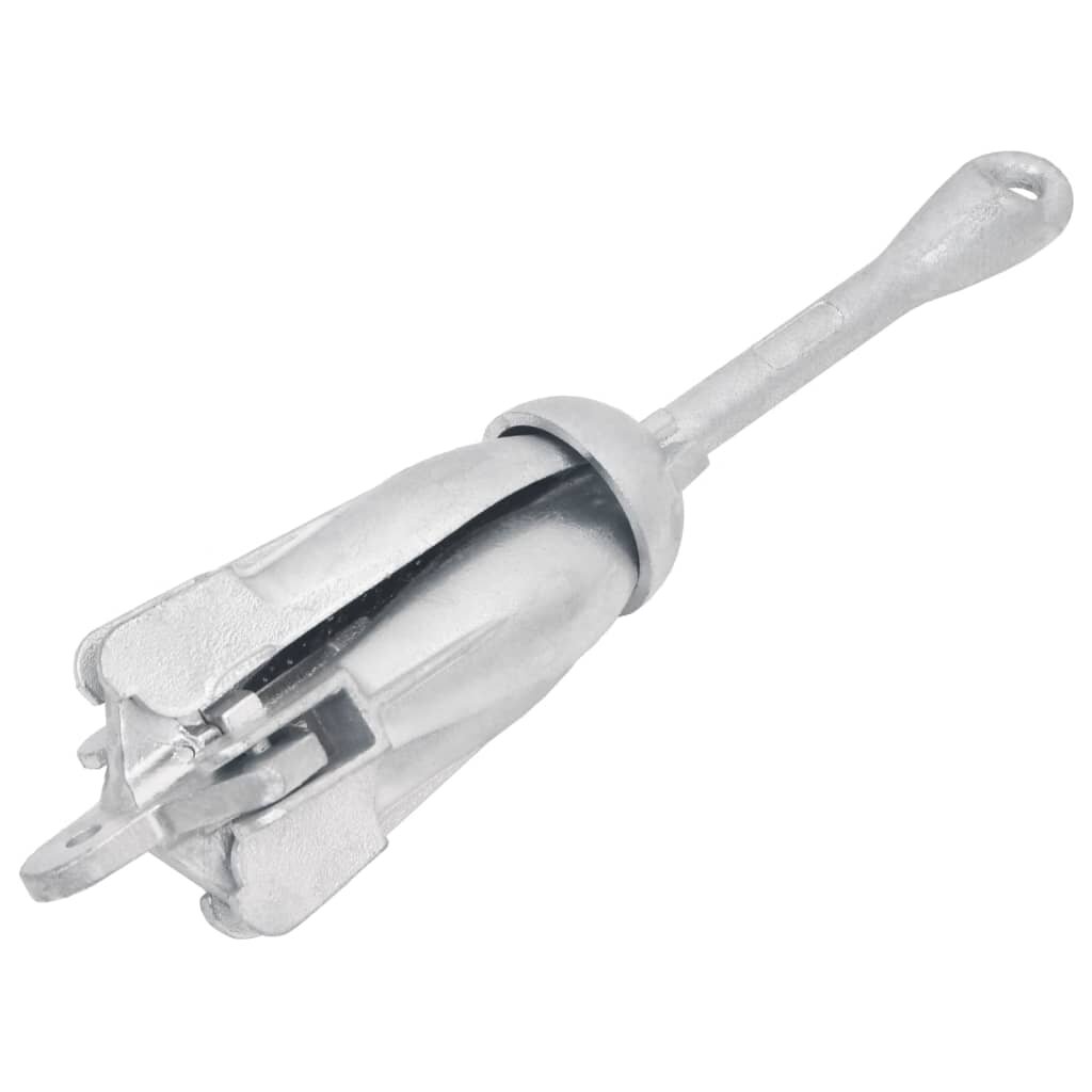 vidaXL Skládací kotva Silver 4 kg žárově pozinkovaná litina