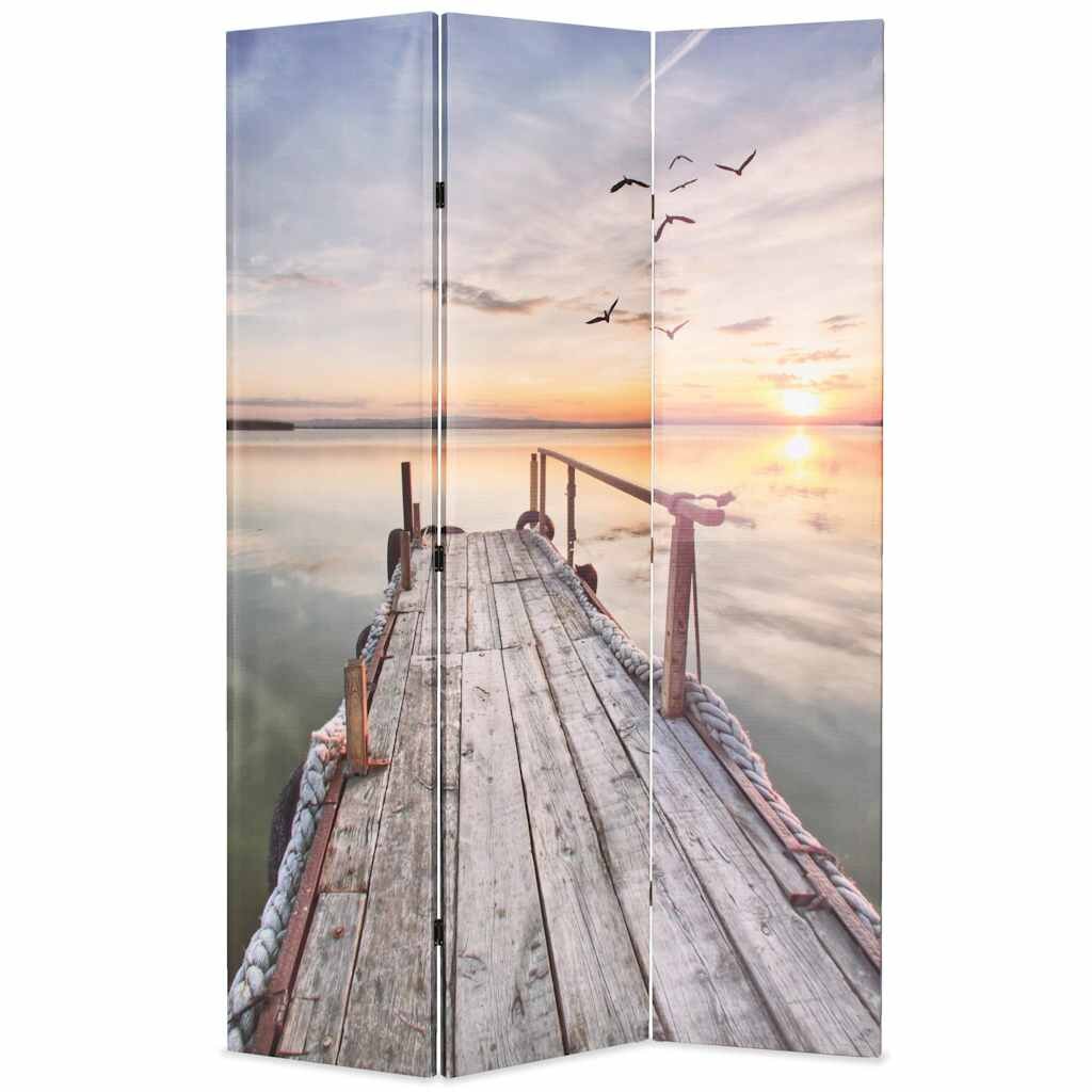 vidaXL Skládací paraván 120 x 170 cm jezero