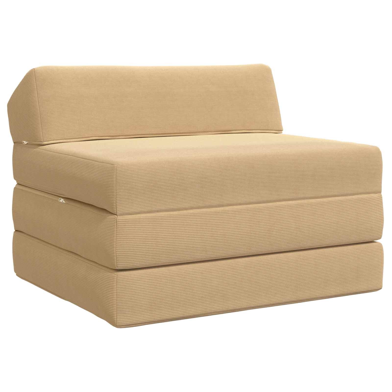 vidaXL Skládací pohovka postel Pro 2 osobu Zelenošedá 70 x 60 x 49 cm