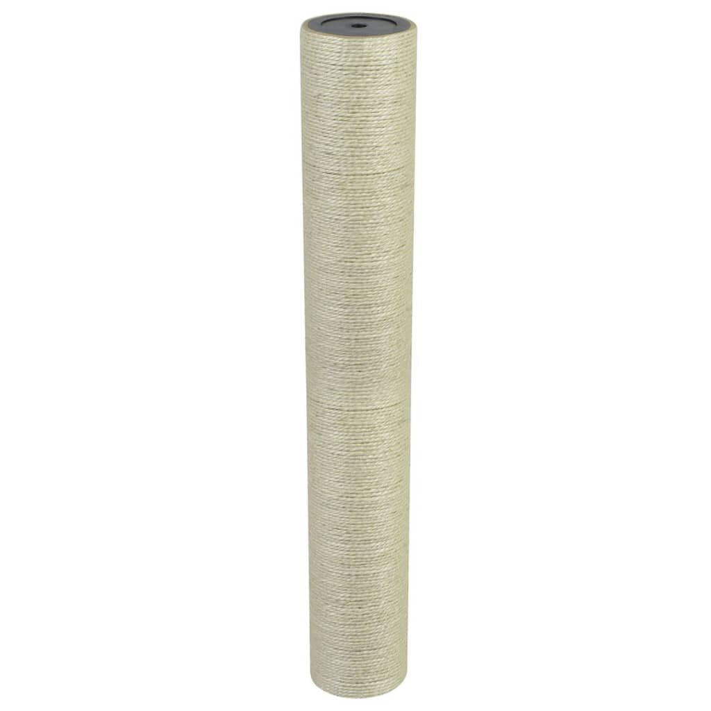 vidaXL Škrabadlo pro kočky 8 x 55 cm 8 mm béžové