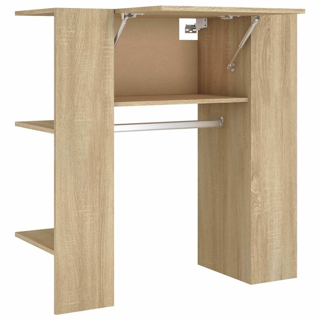 vidaXL Skříň do předsíně dub sonoma 975 x 37 x 99 cm kompozitní dřevo