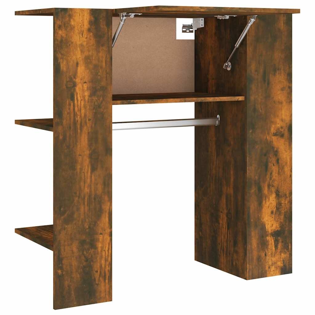 vidaXL Skříň do předsíně kouřový dub 975x37x99 cm kompozitní dřevo