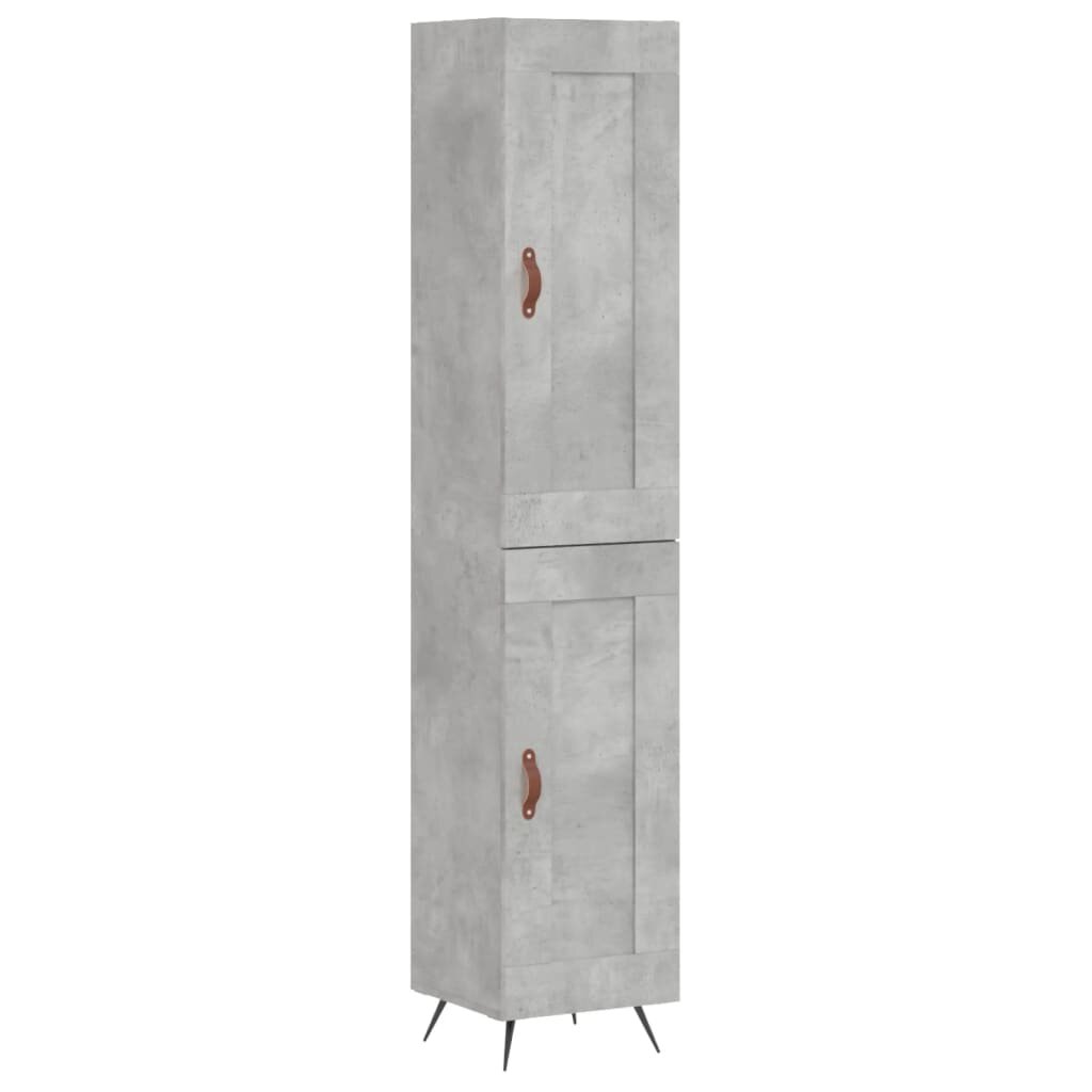vidaXL Skříň highboard betonově šedá 345x34x180 cm kompozitní dřevo