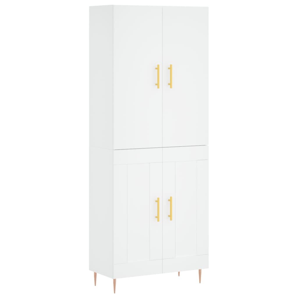 vidaXL Skříň highboard bílá 695 x 34 x 180 cm kompozitní dřevo
