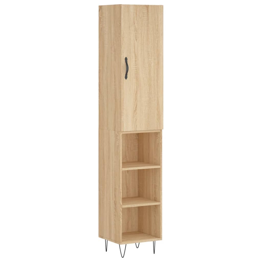 vidaXL Skříň highboard dub sonoma 345 x 34 x 180 cm kompozitní dřevo