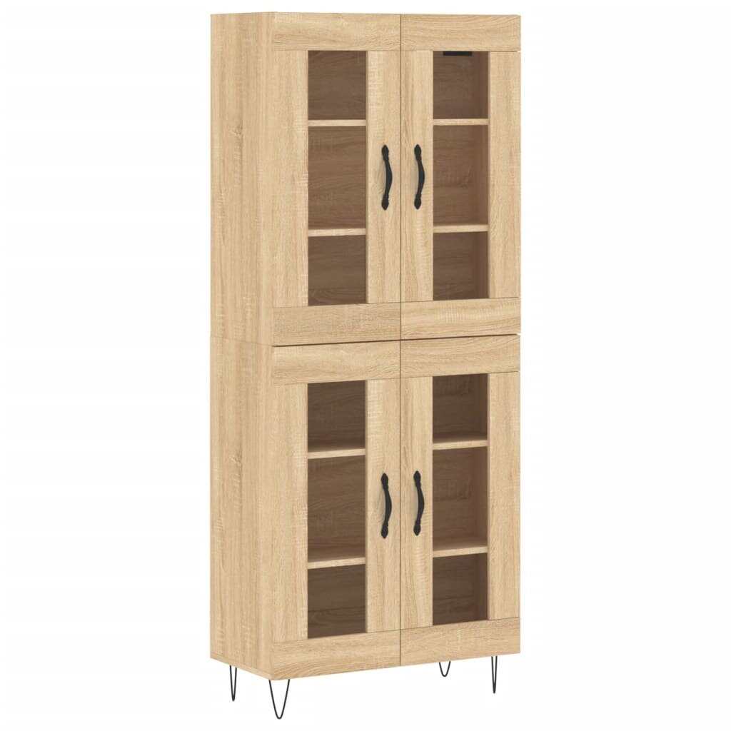 vidaXL Skříň highboard dub sonoma 695 x 34 x 180 cm kompozitní dřevo