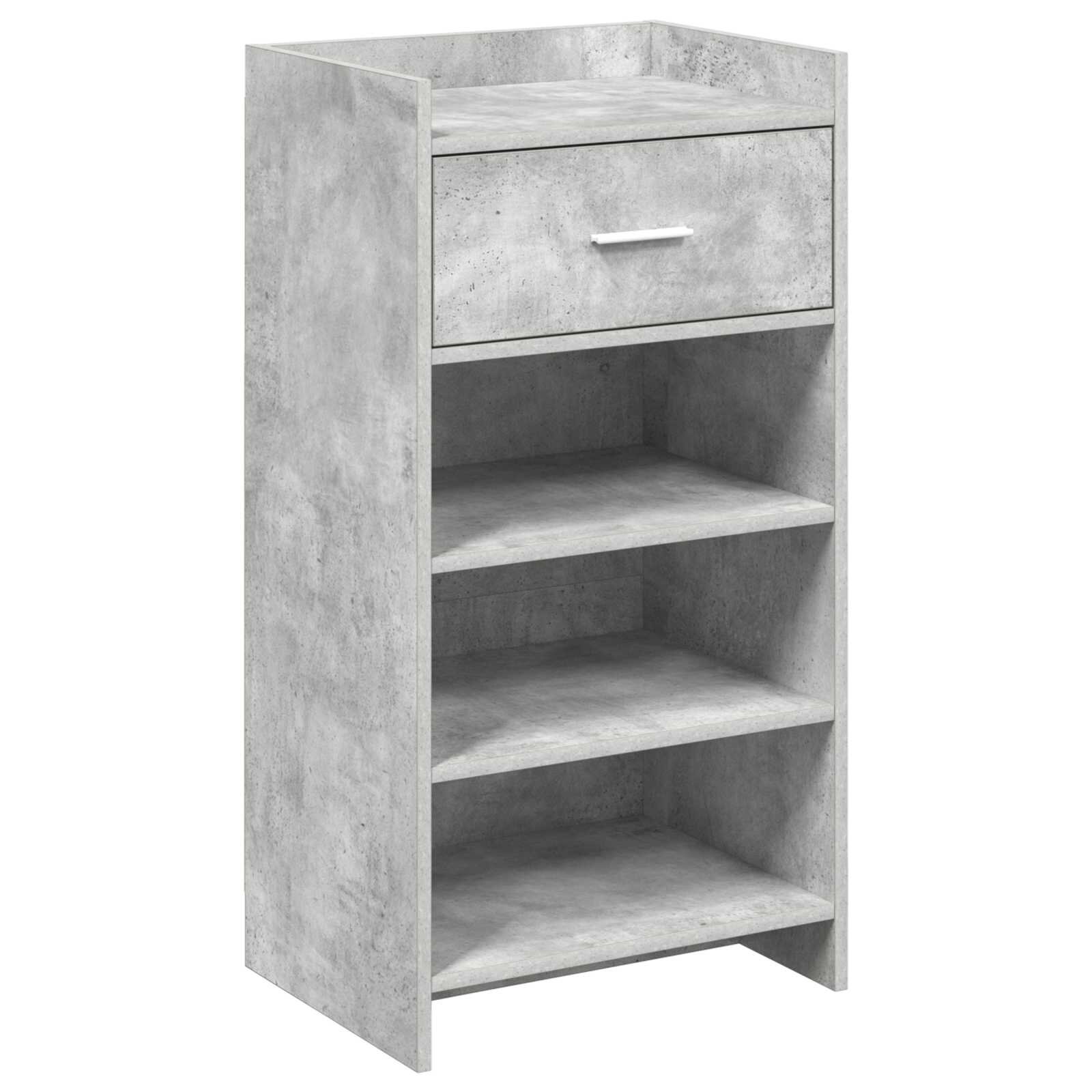 vidaXL Skříň na obuv Betonově šedá 48 x 36 x 92 cm Kompozitní dřevo