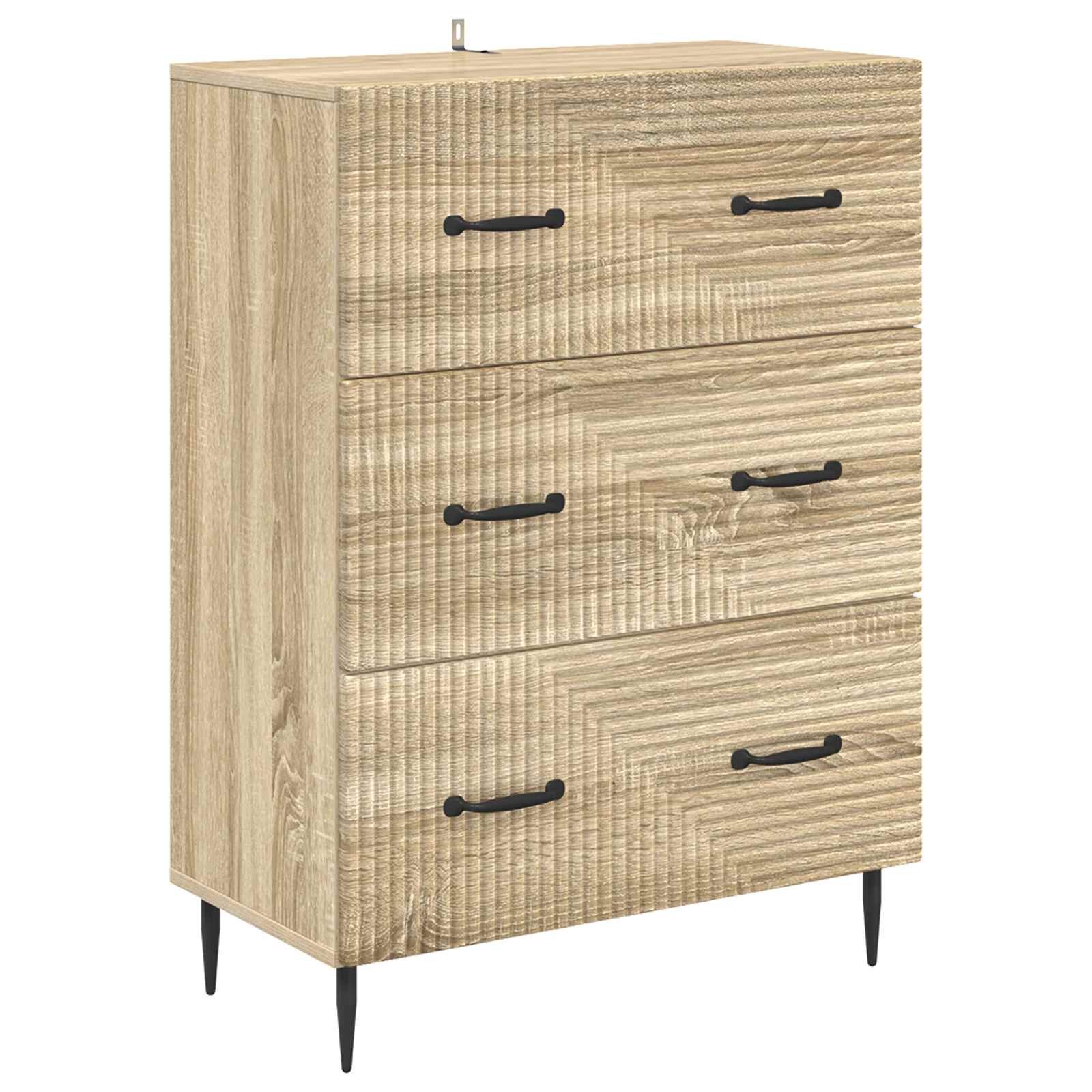 vidaXL Skříň se zásuvkami 66 x 345 x 895 cm Kompozitní dřevo