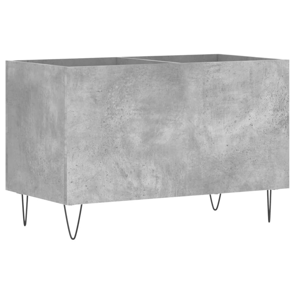 vidaXL Skříňka na LP desky betonově šedá 745x38x48cm kompozitní dřevo