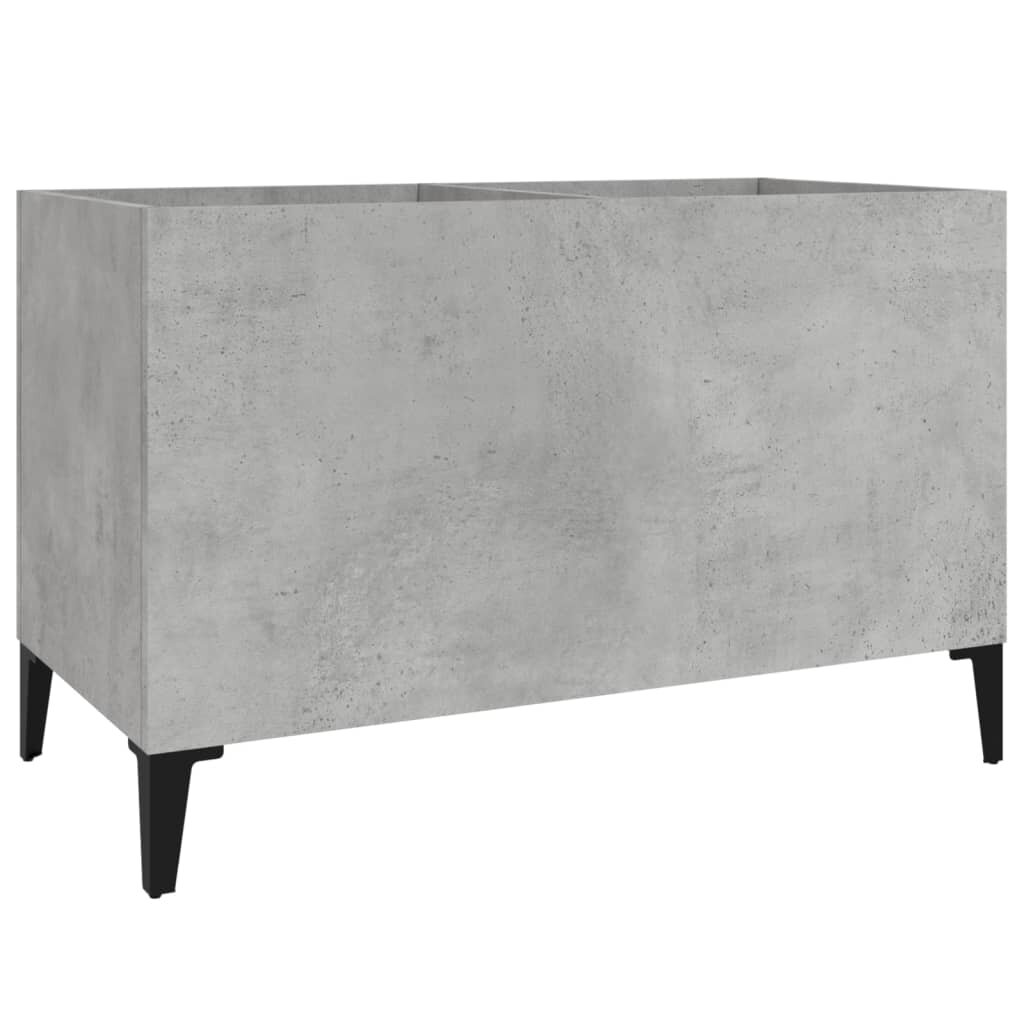 vidaXL Skříňka na LP desky betonově šedá 745x38x48cm kompozitní dřevo