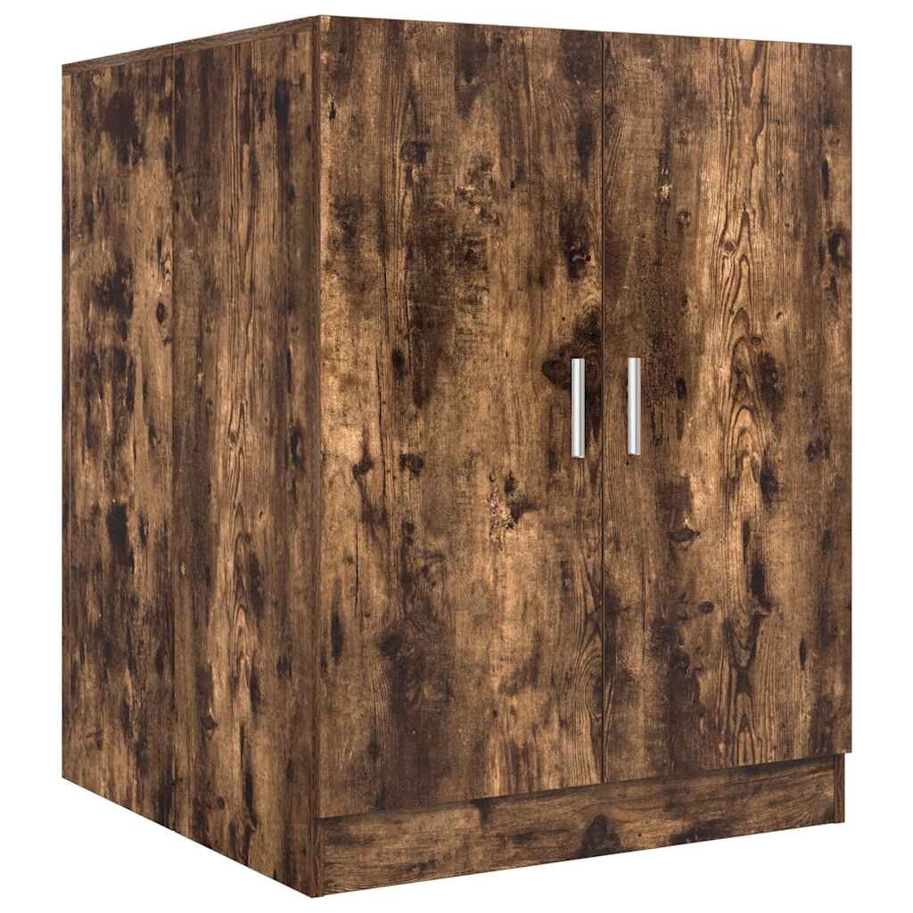 vidaXL Skříňka nad pračku kouřový dub 71 x 715 x 915 cm