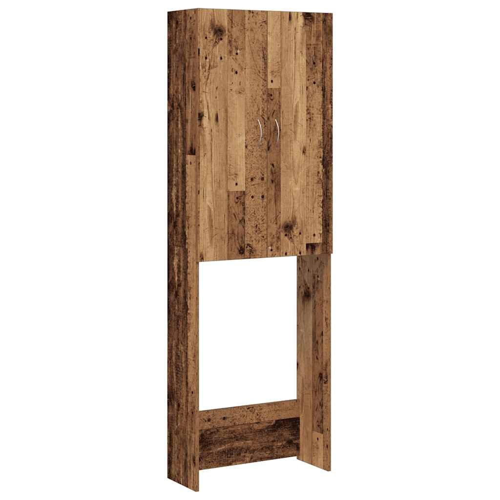 vidaXL Skříňka nad pračku old wood 64 x 255 x 190 cm