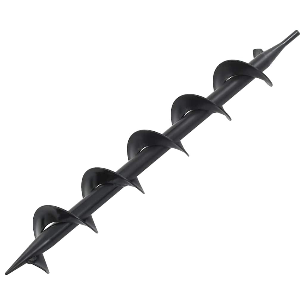 vidaXL Šnekový vrtací nástavec ocel 75 x 600 mm