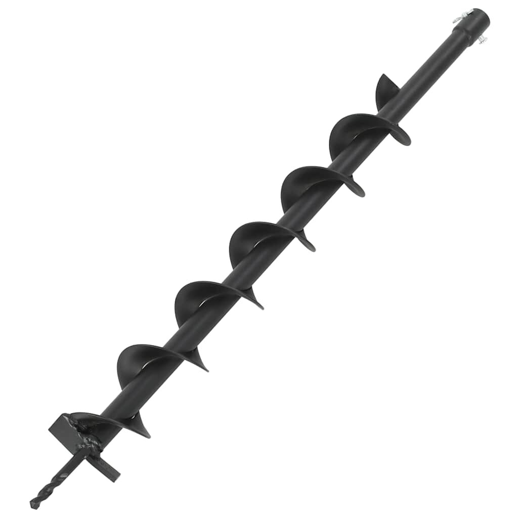 vidaXL Šnekový vrtací nástavec ocel 80 mm