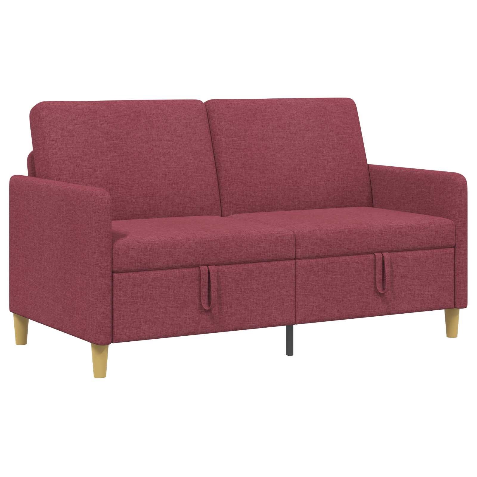 vidaXL Sofa s úložným prostorem Víno Červené 152 x 78 x 87 cm